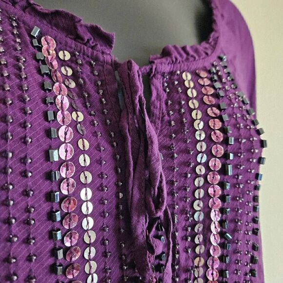 Nurture Beaded Boho Blouse - Picture 4 of 8